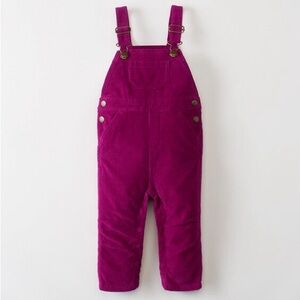 Hanna Andersson Fuchsia Corduroy Overalls 18-24M